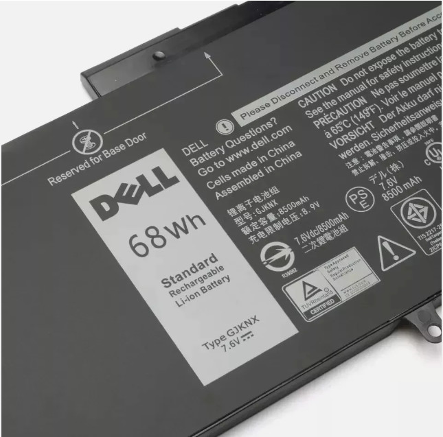 OEM 68Wh Dell GJKNX Battery For Dell Latitude 5480 5490 E5580 E5590 GD1JP DY9NT