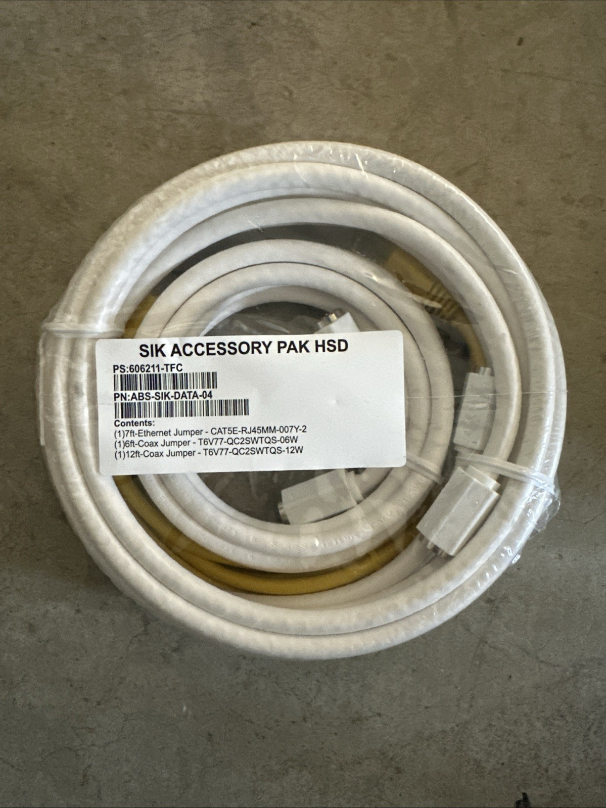 SIK Accessory Pak HSD ABS-SIK-DATA-04 Coax & Ethernet Cable Splitter Kit New