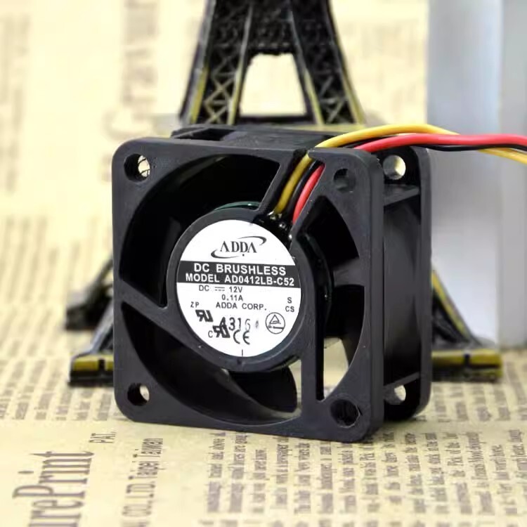 ADDA AD0412LB-C52 DC12V 0.11A 40X20MM 3Pin Server Switch Cooling Fan