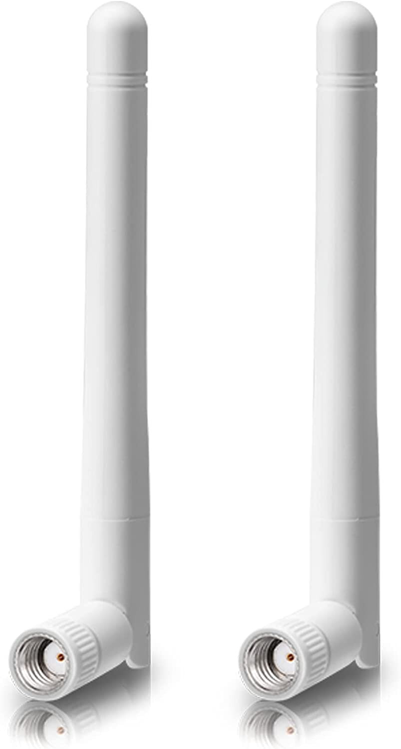 2 x Bingfu External WiFi Antenna RP-SMA WiFi Aerial Dual Band 2.4GHz 5GHz 5.8GHz