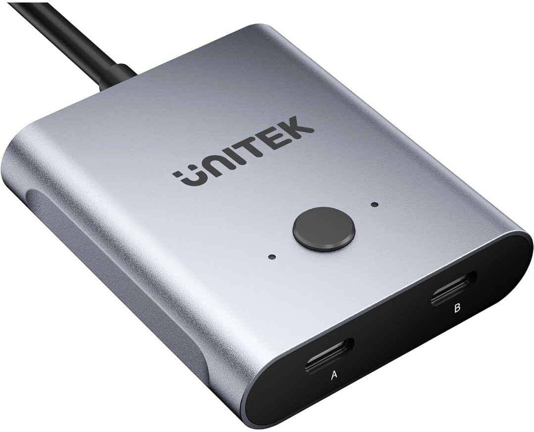 Bi-Directional USB C Switcher 1 in 2 Out/2 in 1 Out USB Switch Selector 2 Com...