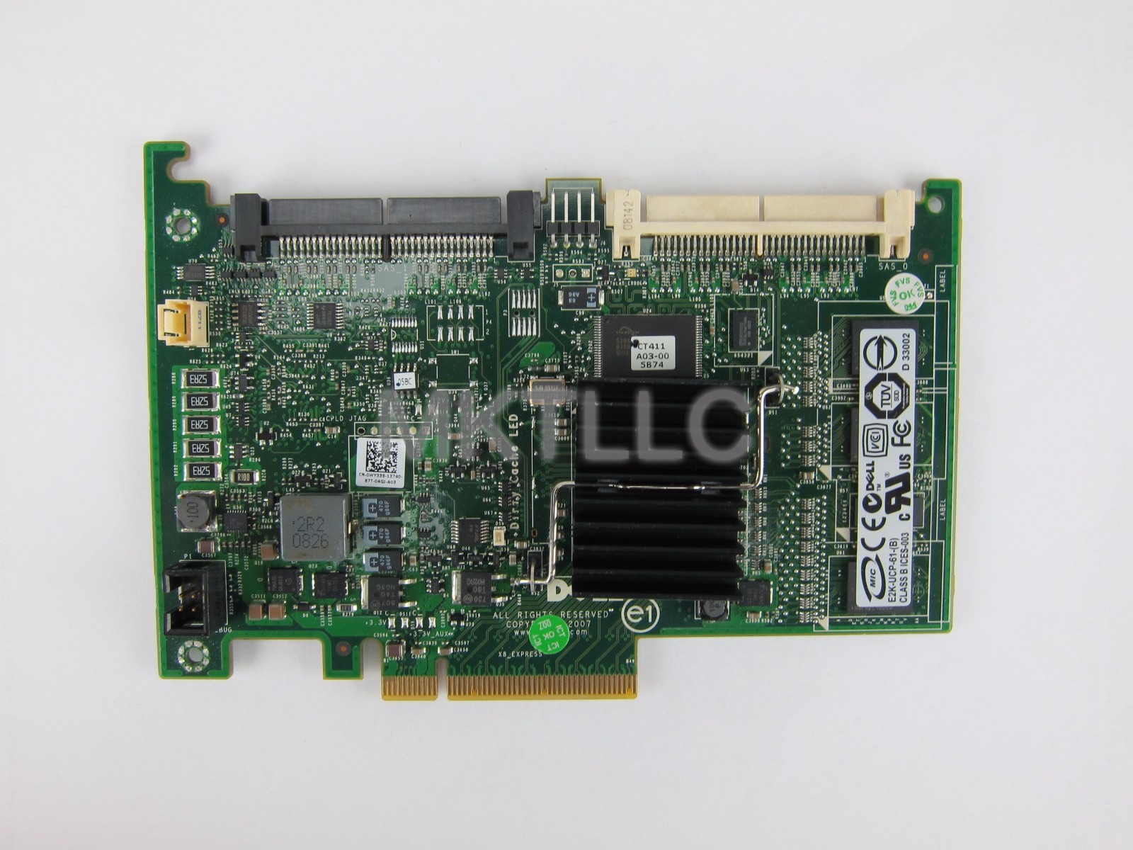 Dell PERC6i PCI-E SAS RAID Controller WY335 (No Battery)