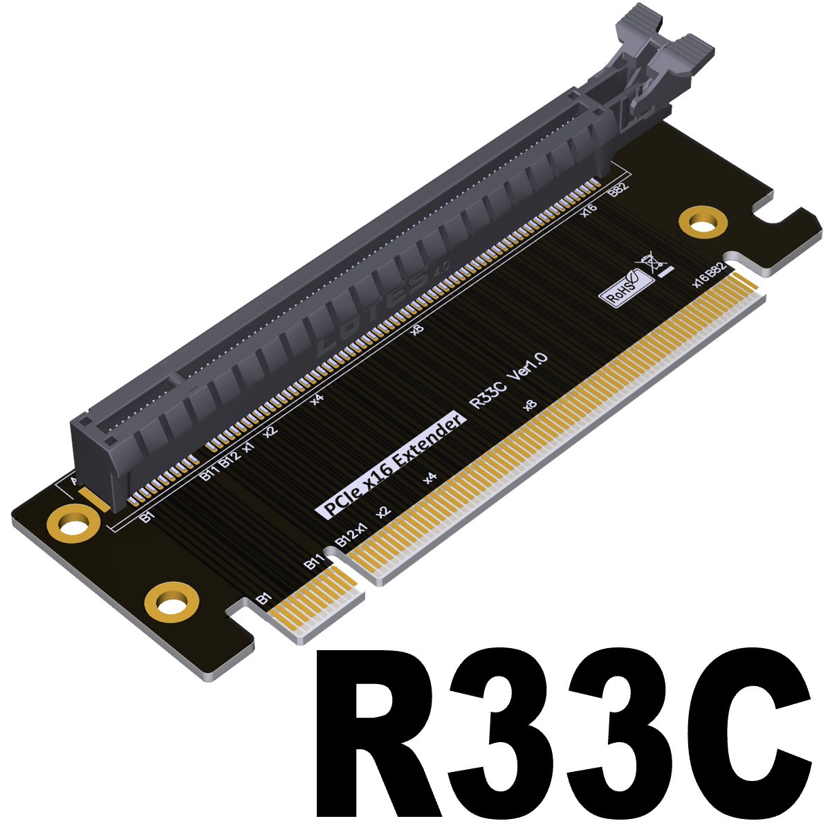 ADT PCIe 4.0 x16 Test Adapter Card Motherboard PCIe Slot Protection Riser Card