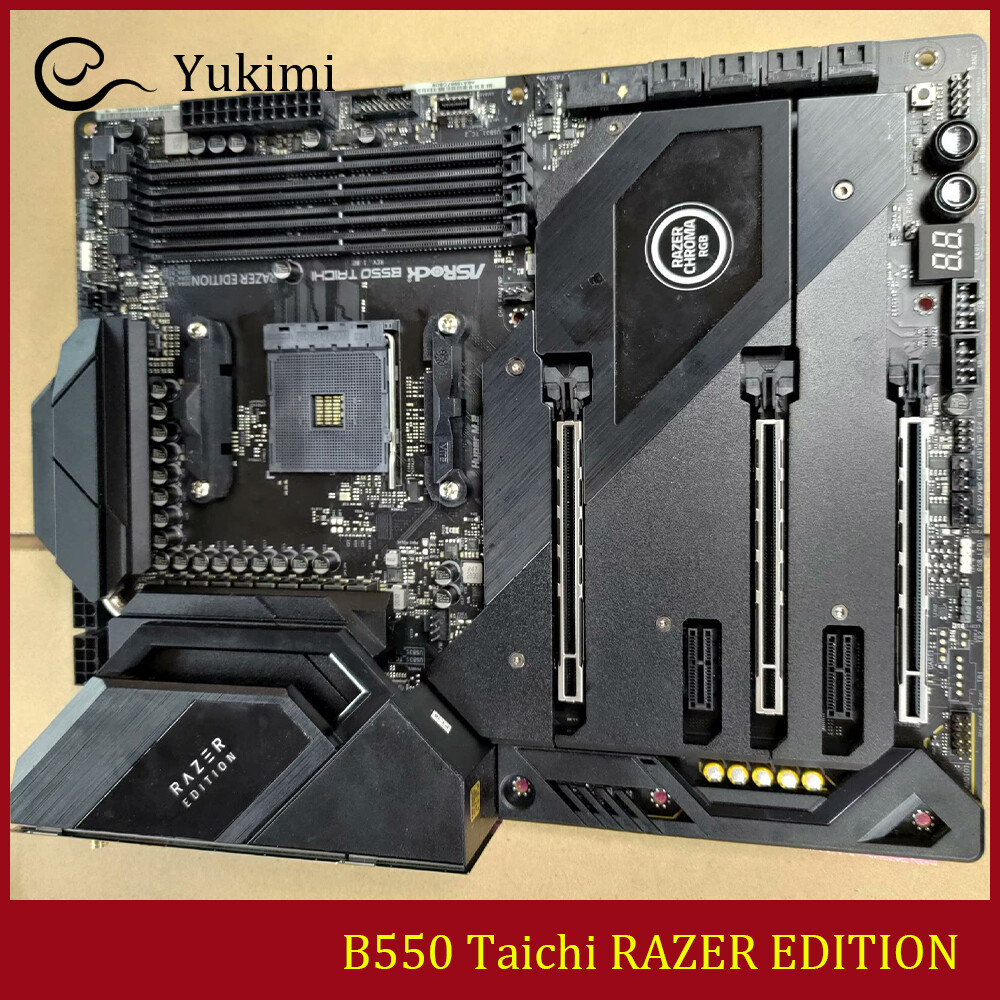 FOR ASROCK B550 Taichi RAZER EDITION AMD AM4 DDR4*4 128GB Motherboard Test OK