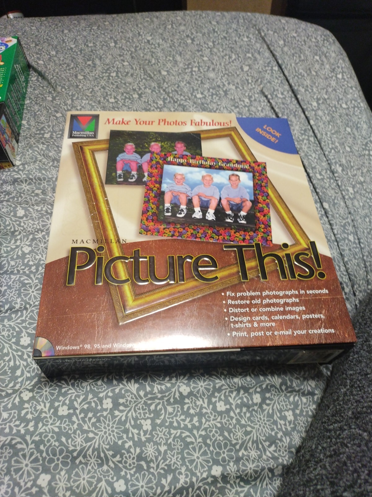 Picture This Macmillan CD-ROM Photo Editing Software Windows 95 98 NT Complete