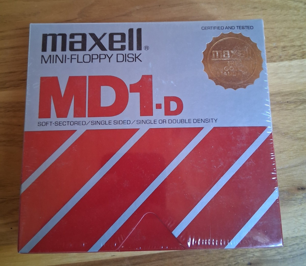 Maxell Mini-Floppy Disk MD1-D 10 Pack NEW SEALED