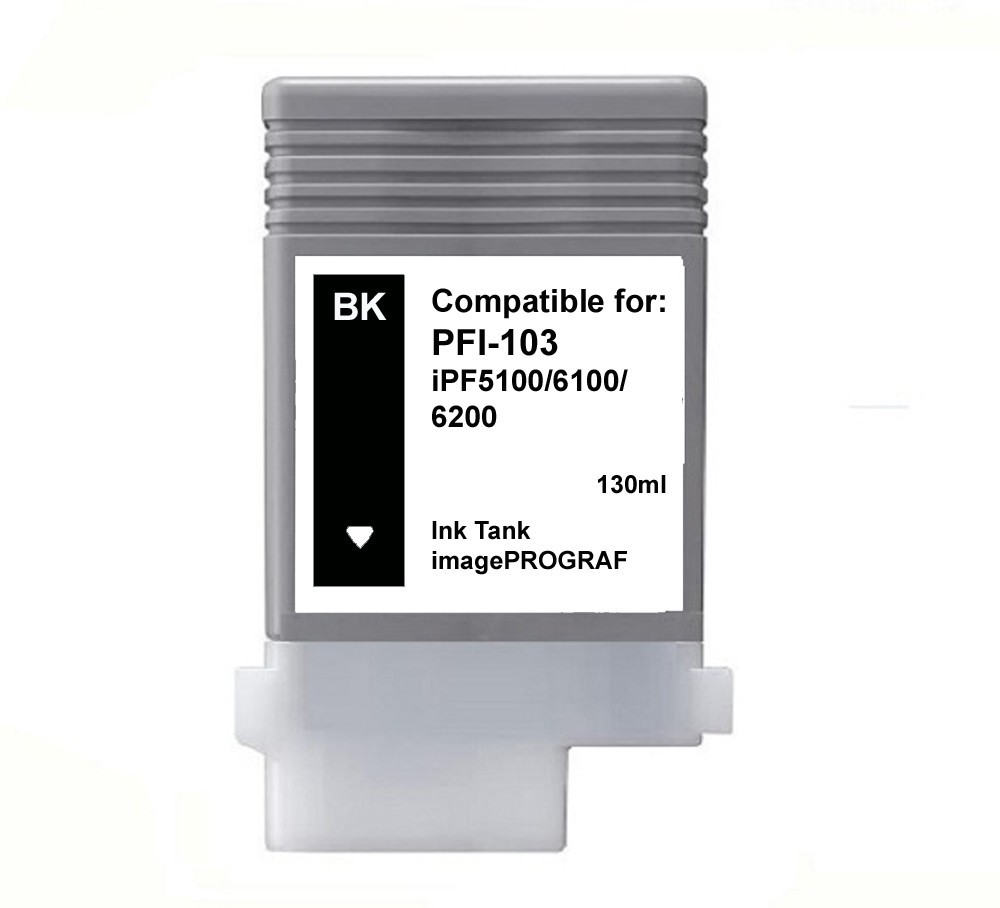 PFI-103 BK Black Ink Cartridge Fit Canon  IPF  5100 6100 6200 PFI-103BK