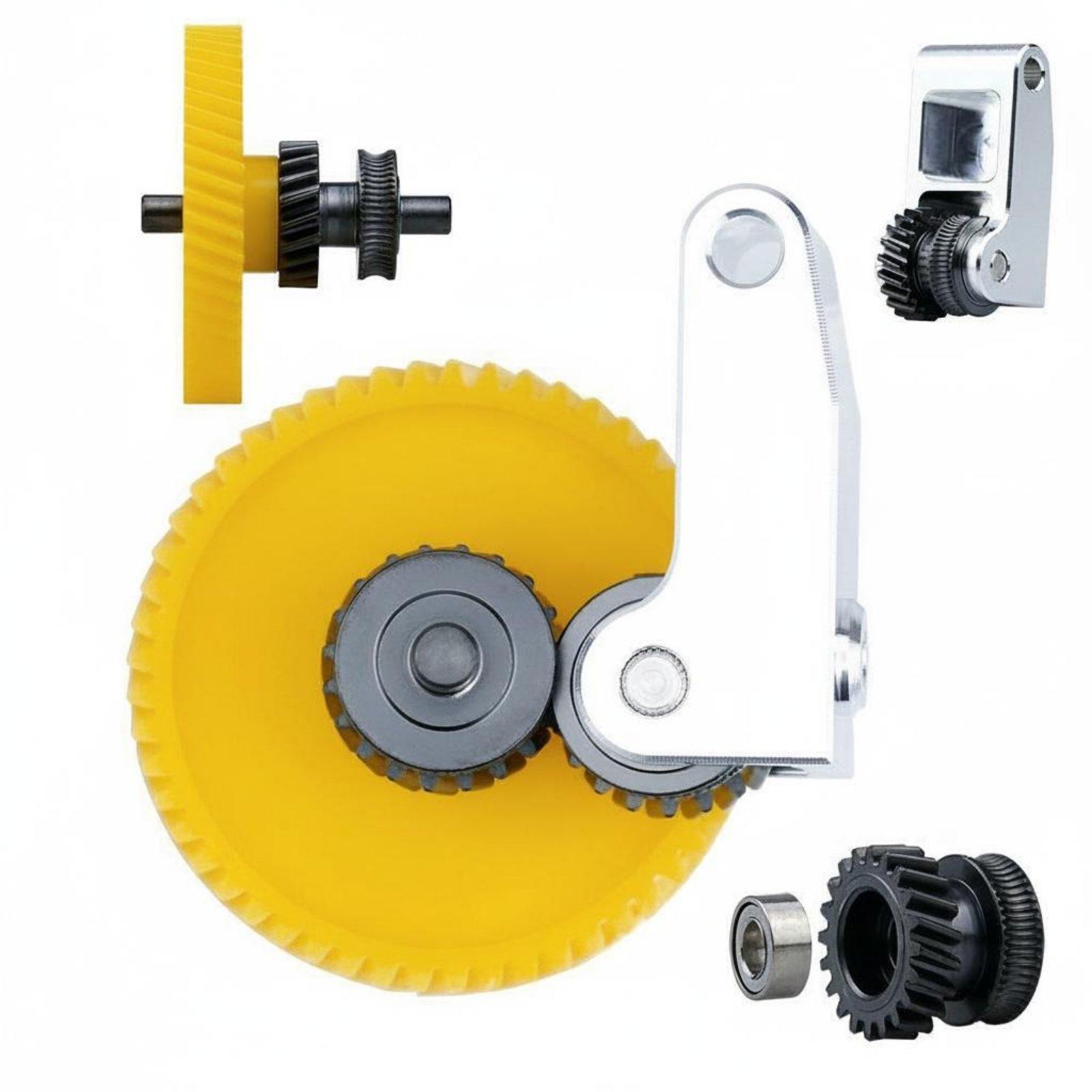Helical Gear Filament Feeder Kit Smooth Printer Filament Feeder Upgrade Kit