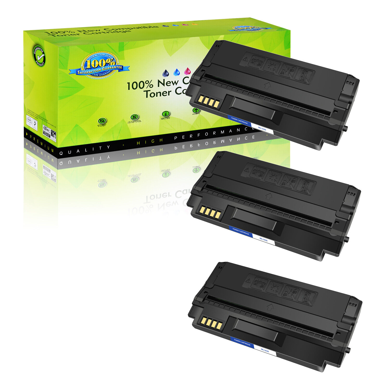 3x ML-1630 ML-D1630A Black Toner Cartridge Generic For Samsung Printer US Ship