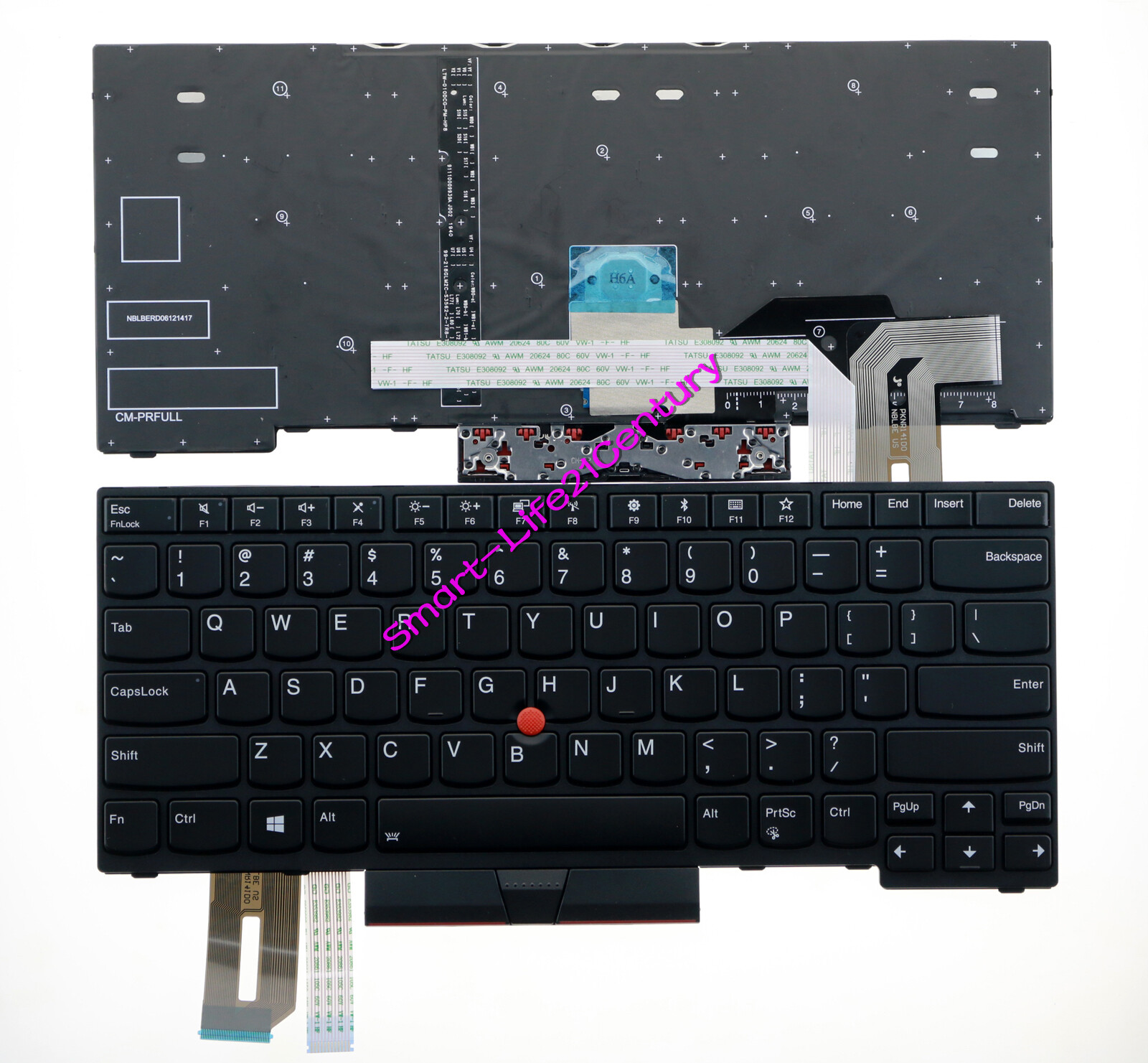For lenovo IBM Thinkpad E480 E485 E490 E495,L380 yog,L480 keyboard US backlit