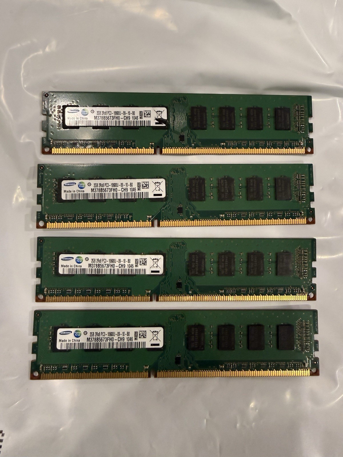 🌺SAMSUNG 8GB (4X2GB) samsung m378b5673fho-ch9 Ram Memory