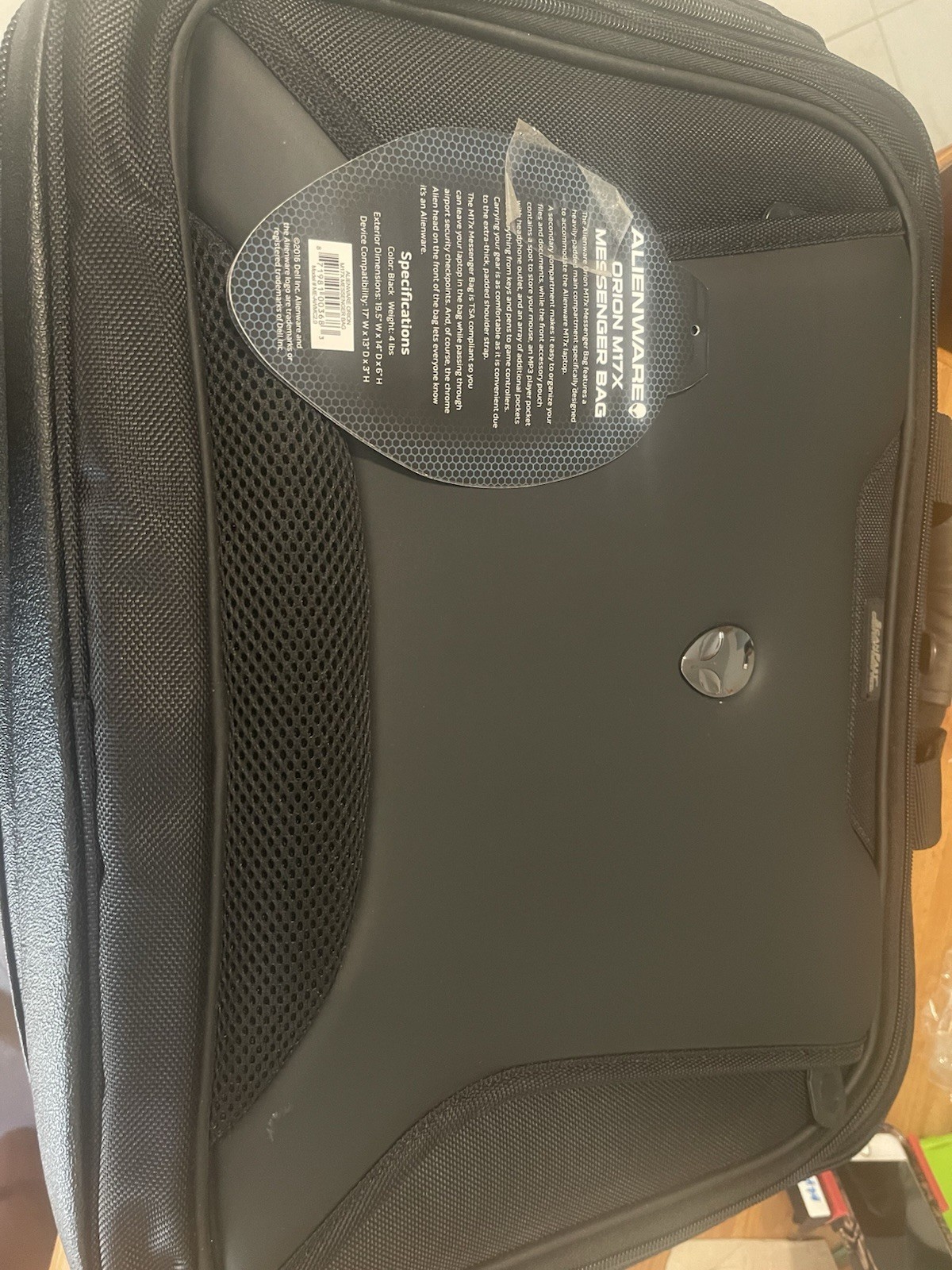 NOS Alienware Orion M17X Messenger Bag