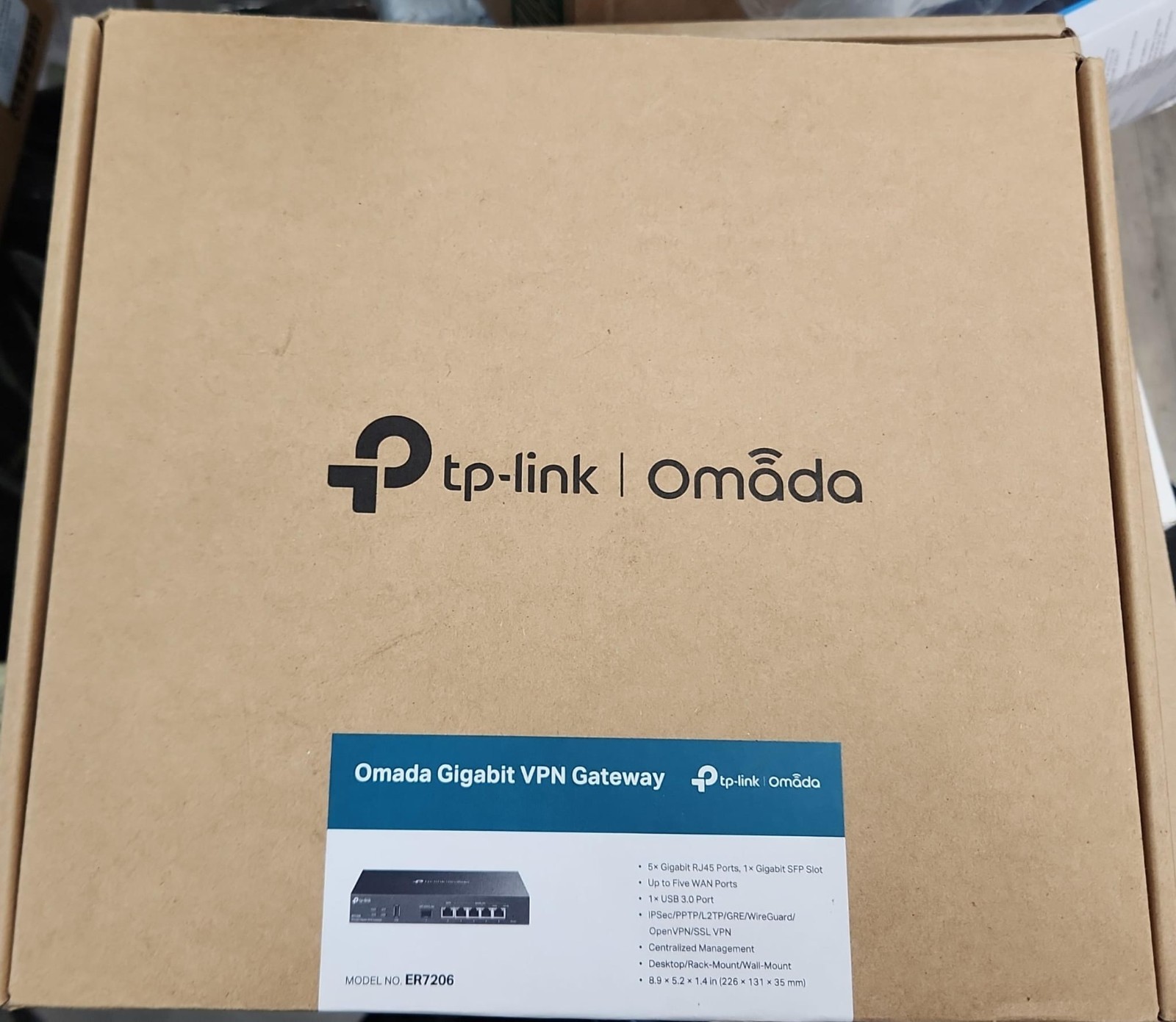 Open box TP-Link Omada ER7206 5x Gigabit RJ45 Ports VPN Router
