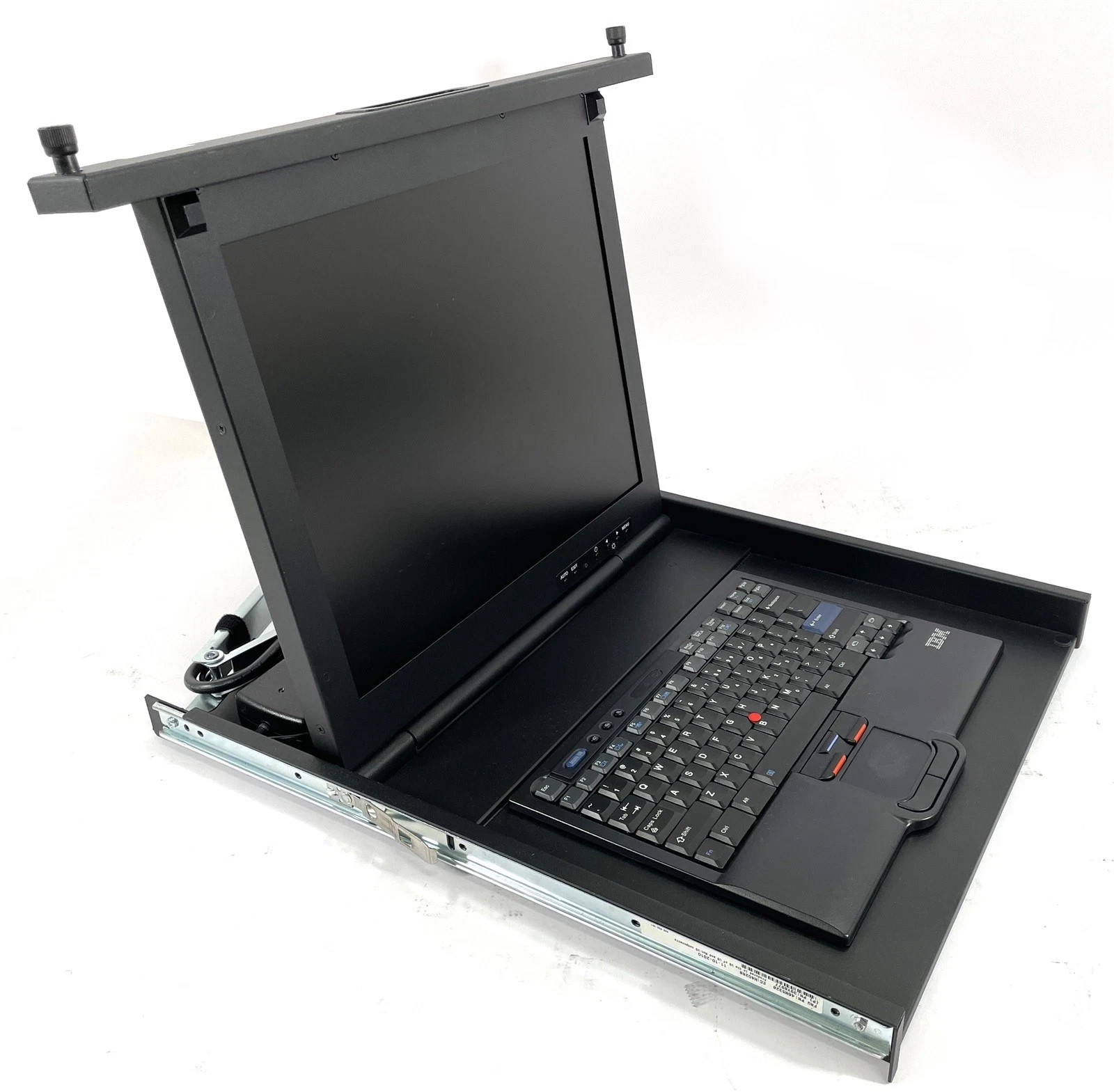 IBM 17" 1U Flat Panel Monitor Console w/Keyboard and Rails 1723-HC1