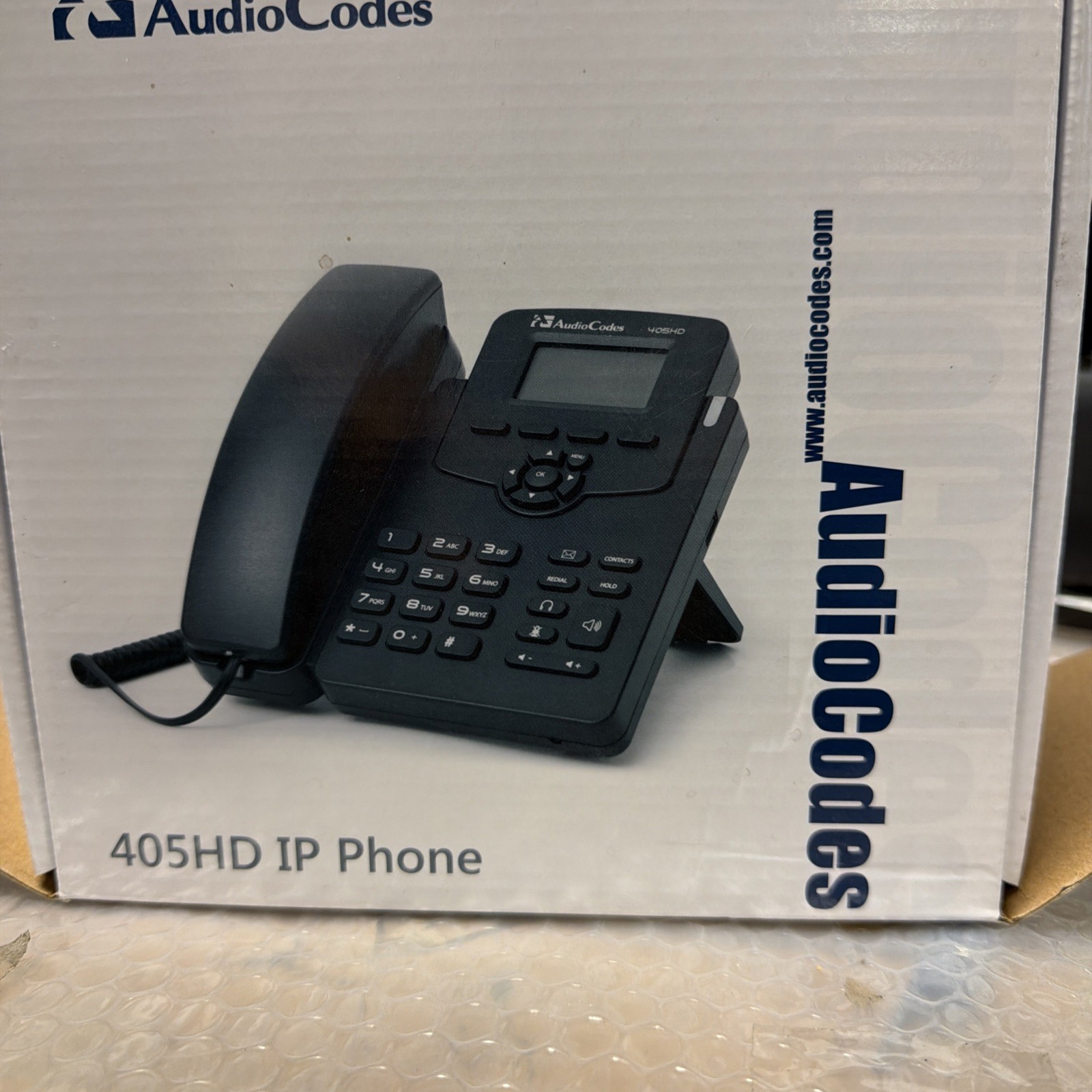 AudioCodes 405HD IP Phone - Corded - Black - 2 x Total Line - VoIP - 2 UC405HDEG