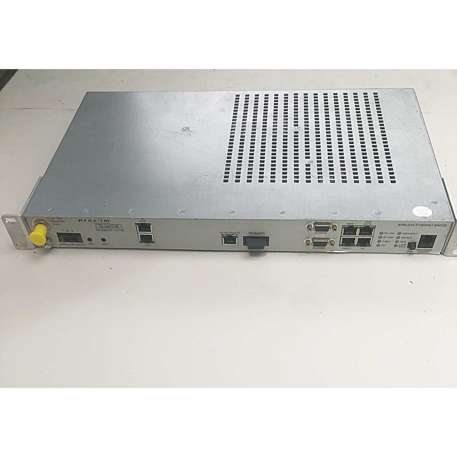Proxim Tsunami GX 90 100 BaseTX + 2T/2E Wireless Ethernet Bridge