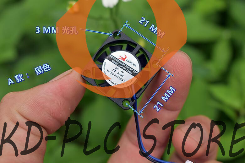 New 4PCS 2507 25X25X7mm 2Pin DC Brushless Cooling Fan Cooler 2.5cm DC 5V