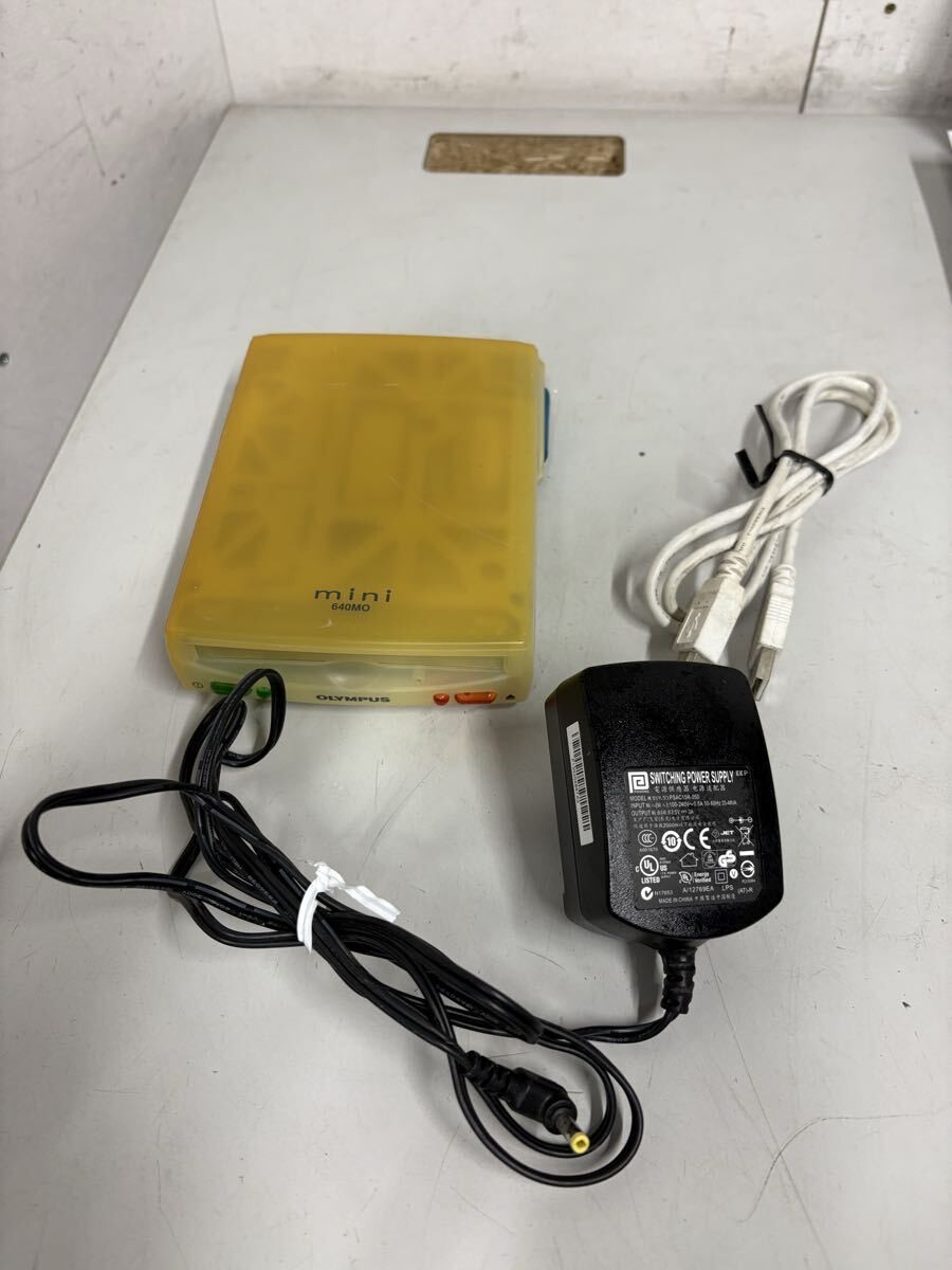 OLYMPUS MO643U1 USB MO Drive 640MB Magneto-Optical Disk Storage Tested