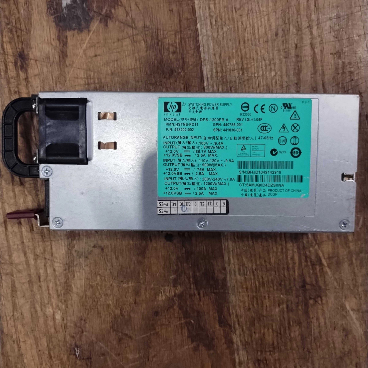 HP DPS-1200FB 1200W SERVER POWER SUPPLY PSU MINING LOT OF 4