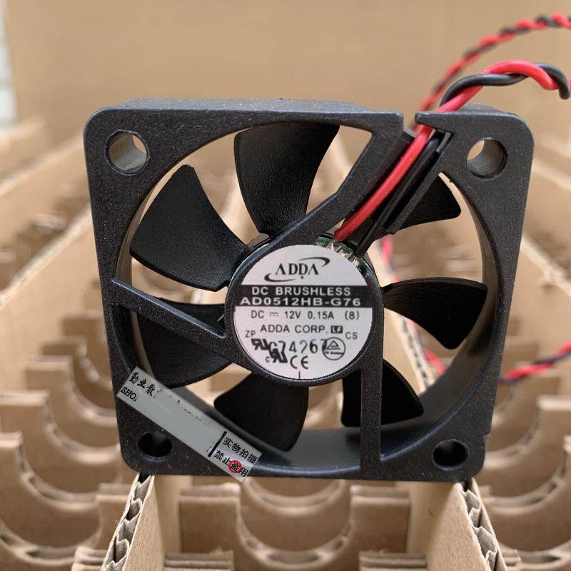 1PCS  ADDA AD0512HB-G76 5010 12V 0.15A Dual-Ball Bearing Silent Cooling Fan
