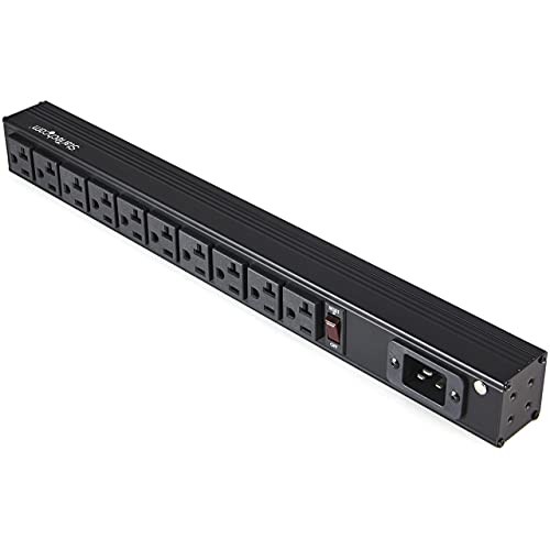 StarTech 10 Outlet Rack Mount Power Strip 125V/16 Amp (rkpw101920)