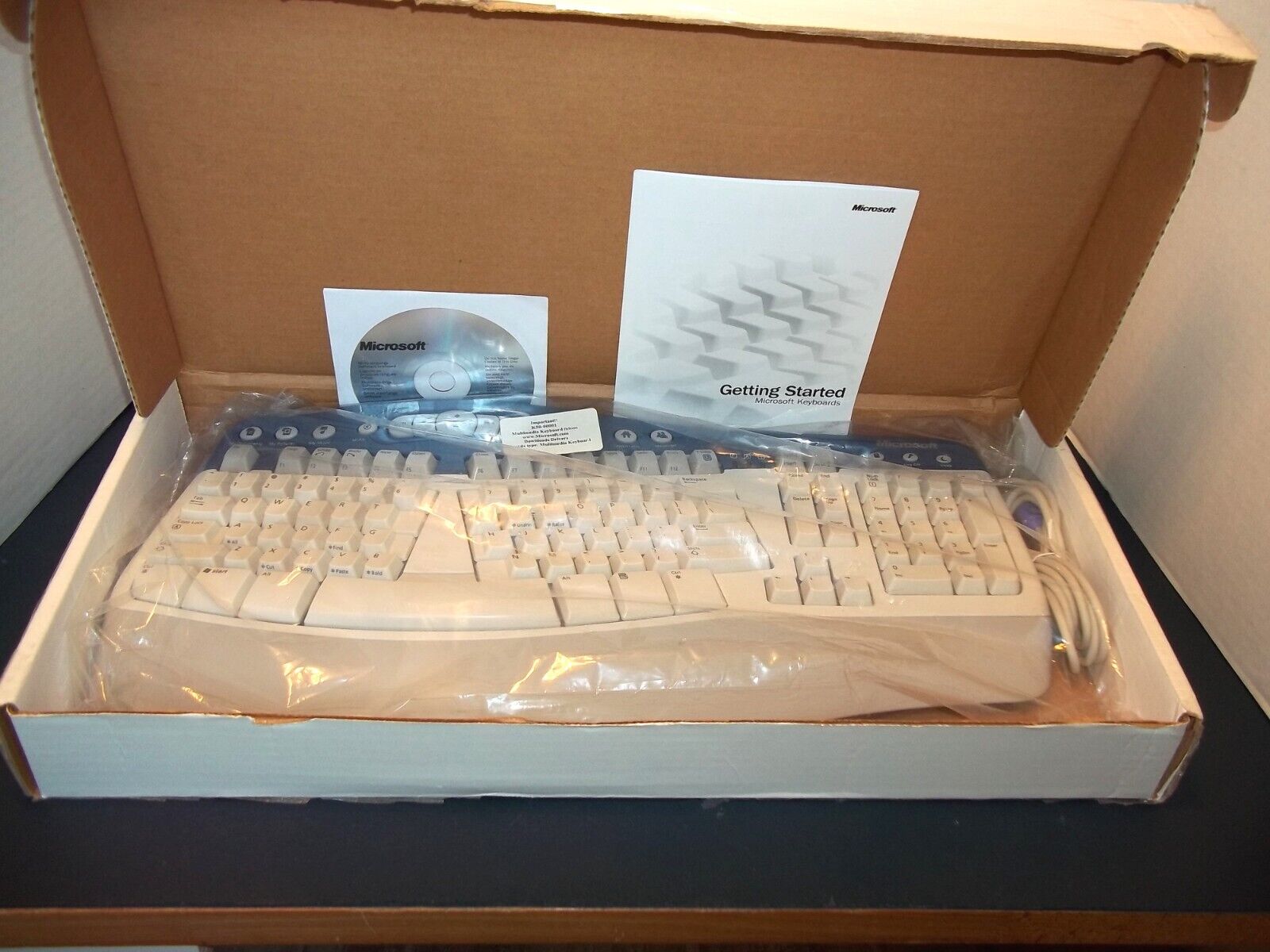 Microsoft Natural Multimedia Keyboard Brand New in Open Box - Never Used