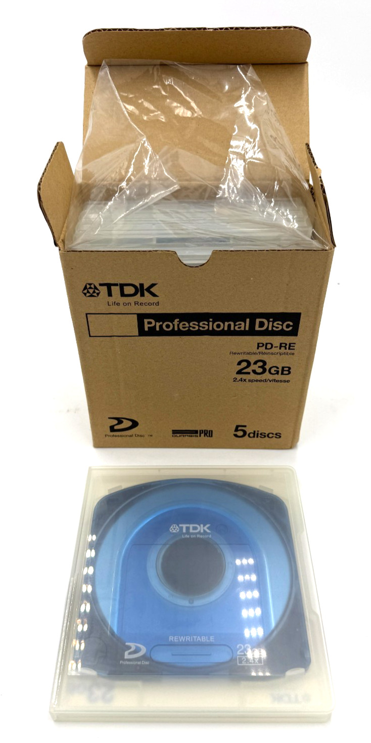 TDK PD-23 XDCAM 23GB - 5 Pack