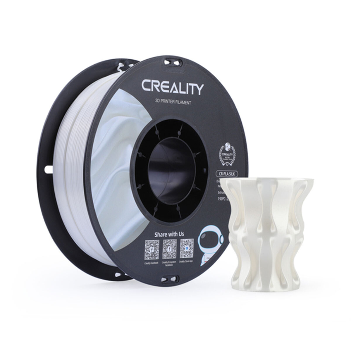 Creality 3D Printer Filament Silk/Hyper PLA/RFID/Hyper PETG/CR PETG No Spool