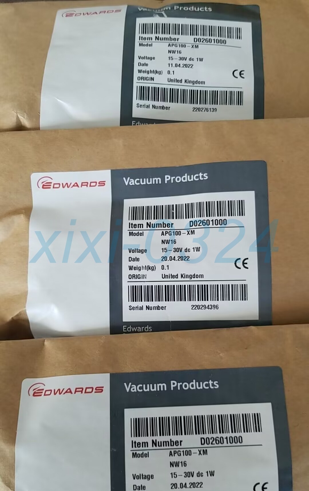 1pcs NEW Edwards  D02601000  APG100-XM  vacuum gauge  DHL shipping