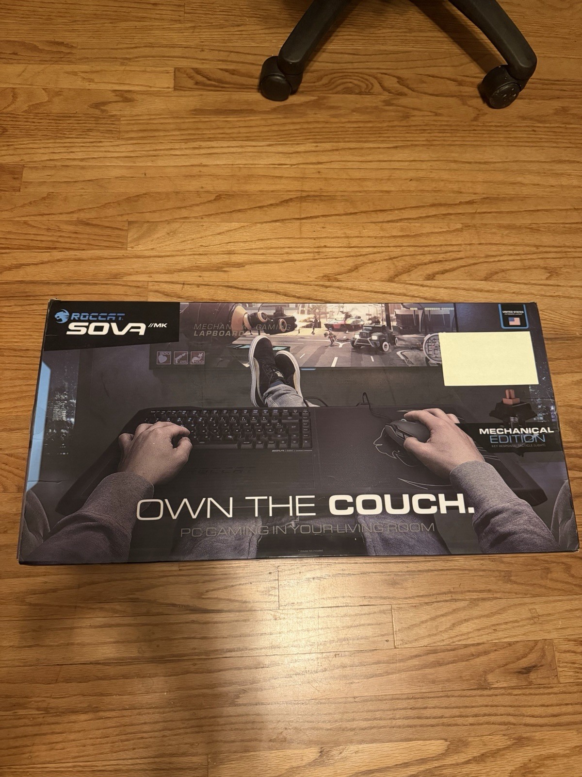 ROCCAT SOVA MK Gaming Lapboard USB Keyboard English Layout - PC, Xbox One, PS4