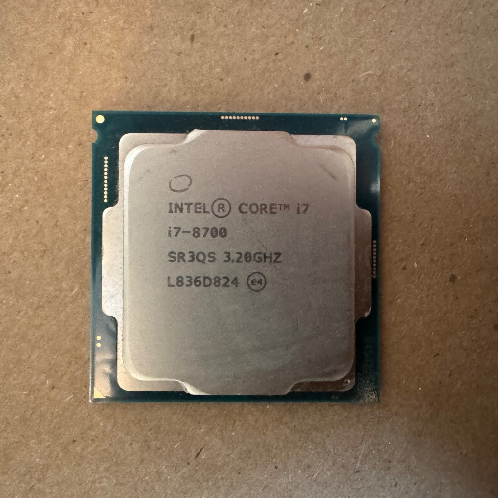 Intel Core i7-8700 3.20GHz 6-Core 12MB LGA 1151 Desktop CPU Processor (SR3QS)