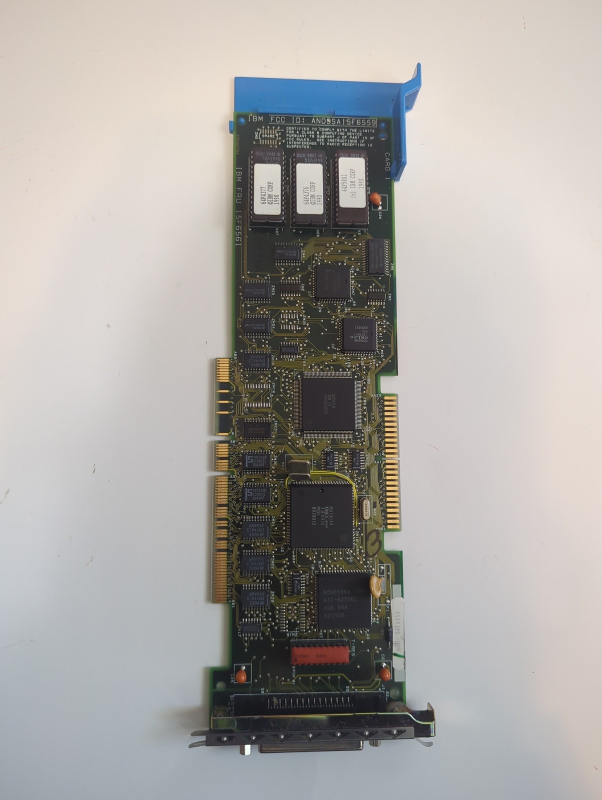 Vintage IBM FRU 15F6561 Micro Channel MCA SCSI Controller Card PS/2 Tribble