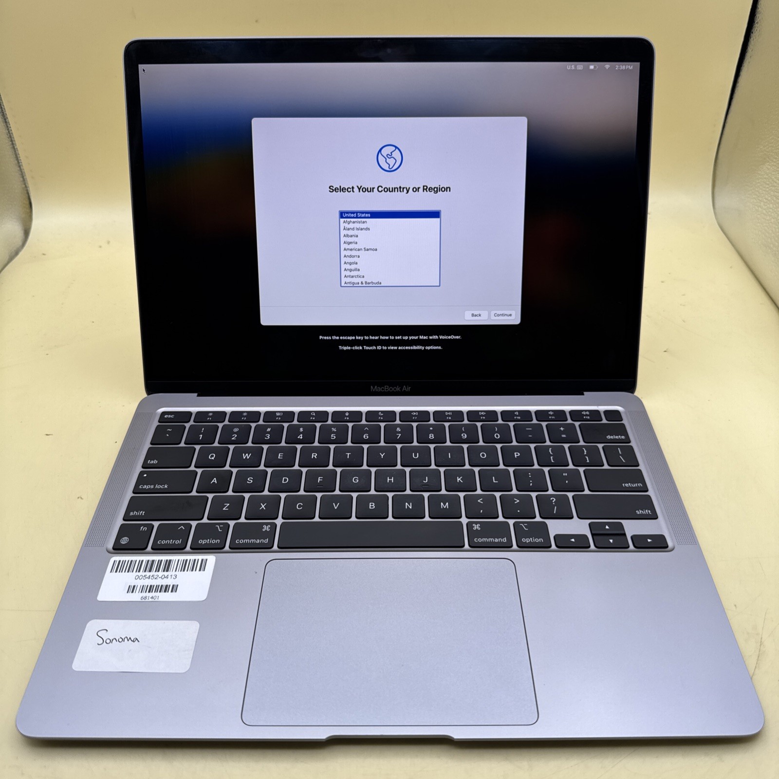 Apple MacBook Air A2337 2020 13" M1 3.2GHz 512GB SSD 8GB RAM