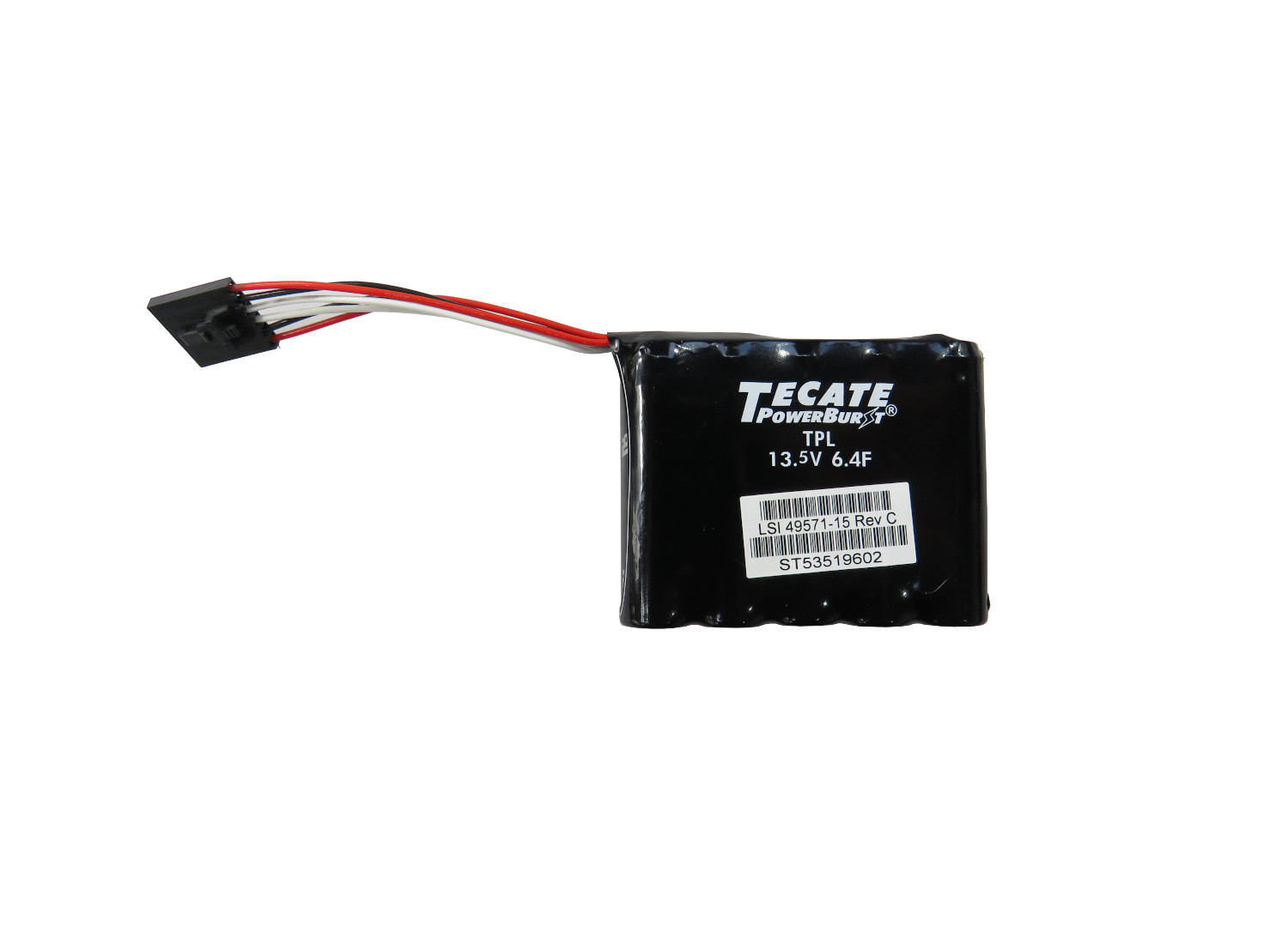 LSI Tecate PowerBurst TPL 13.5 V 6.4F  Battery BBU09 CVM02 BBU 49571-15 REV C