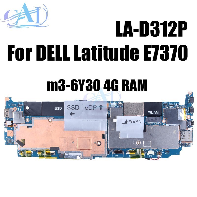 LA-D312P For DELL Latitude E7370 Laptop Motherboard 0X95H8 04MYV6 m3 m5 m7