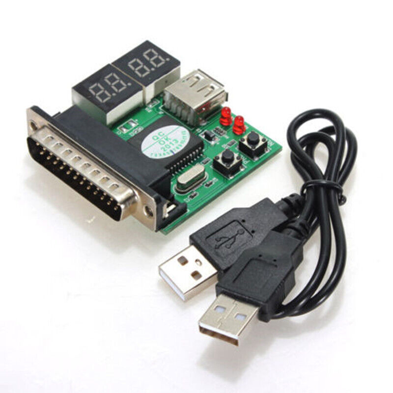 4-Digit Powerful PC Analyzer Diagnostic Motherboard Tester USB Post Test Card.