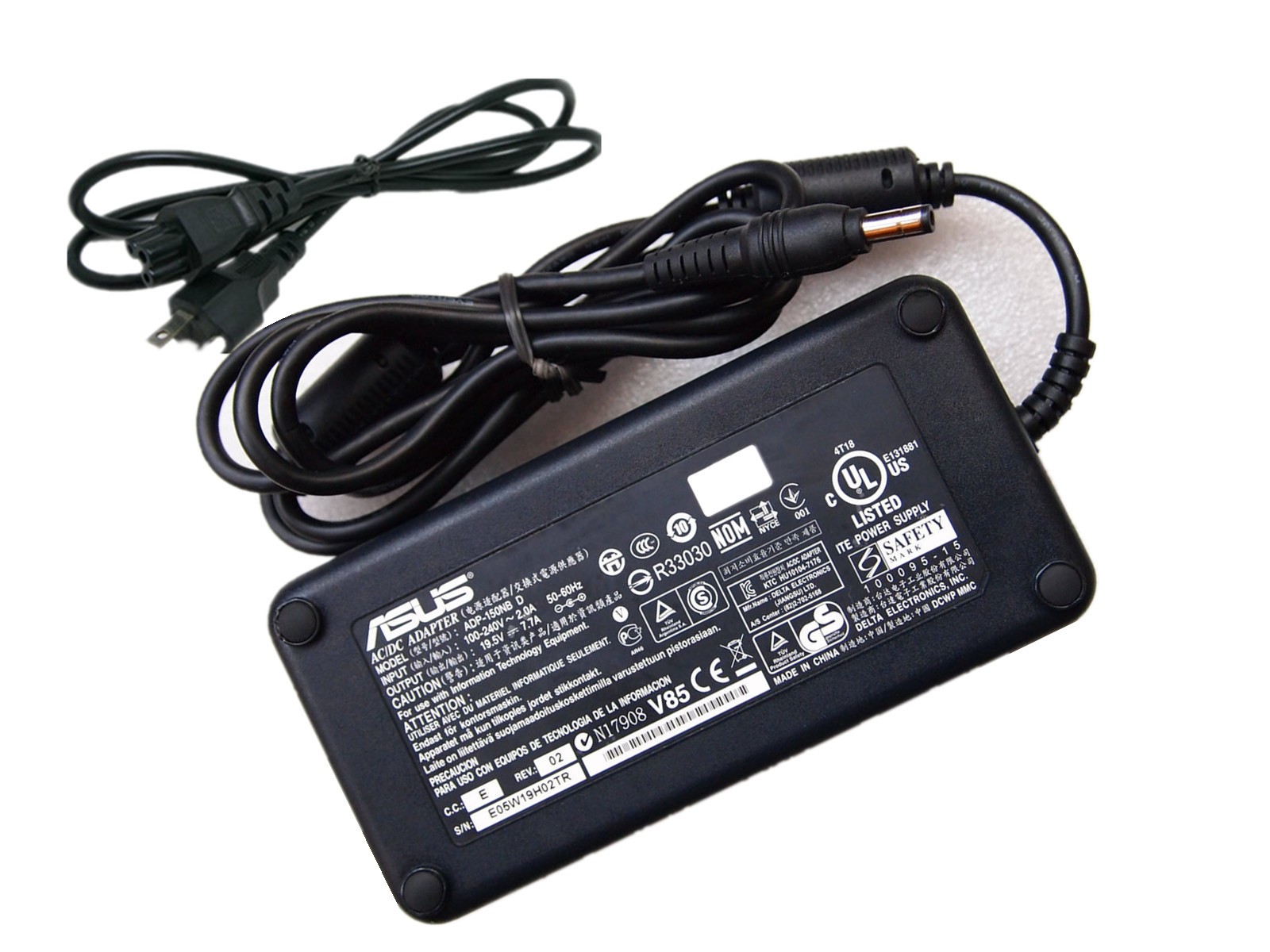 150W Genuine Liteon AC Adapter Power Charger Cord For ASUS G55VW G55VW-DS71 RS71