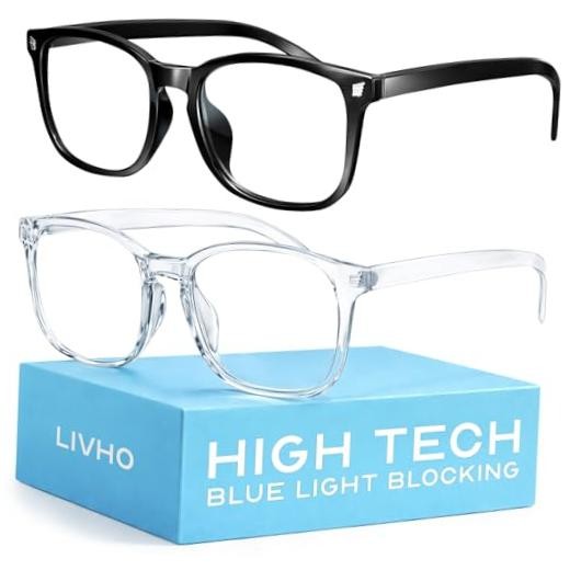 High Tech Blue Light Glasses - Advanced Blue Light *B1 Light Black+clear Clear