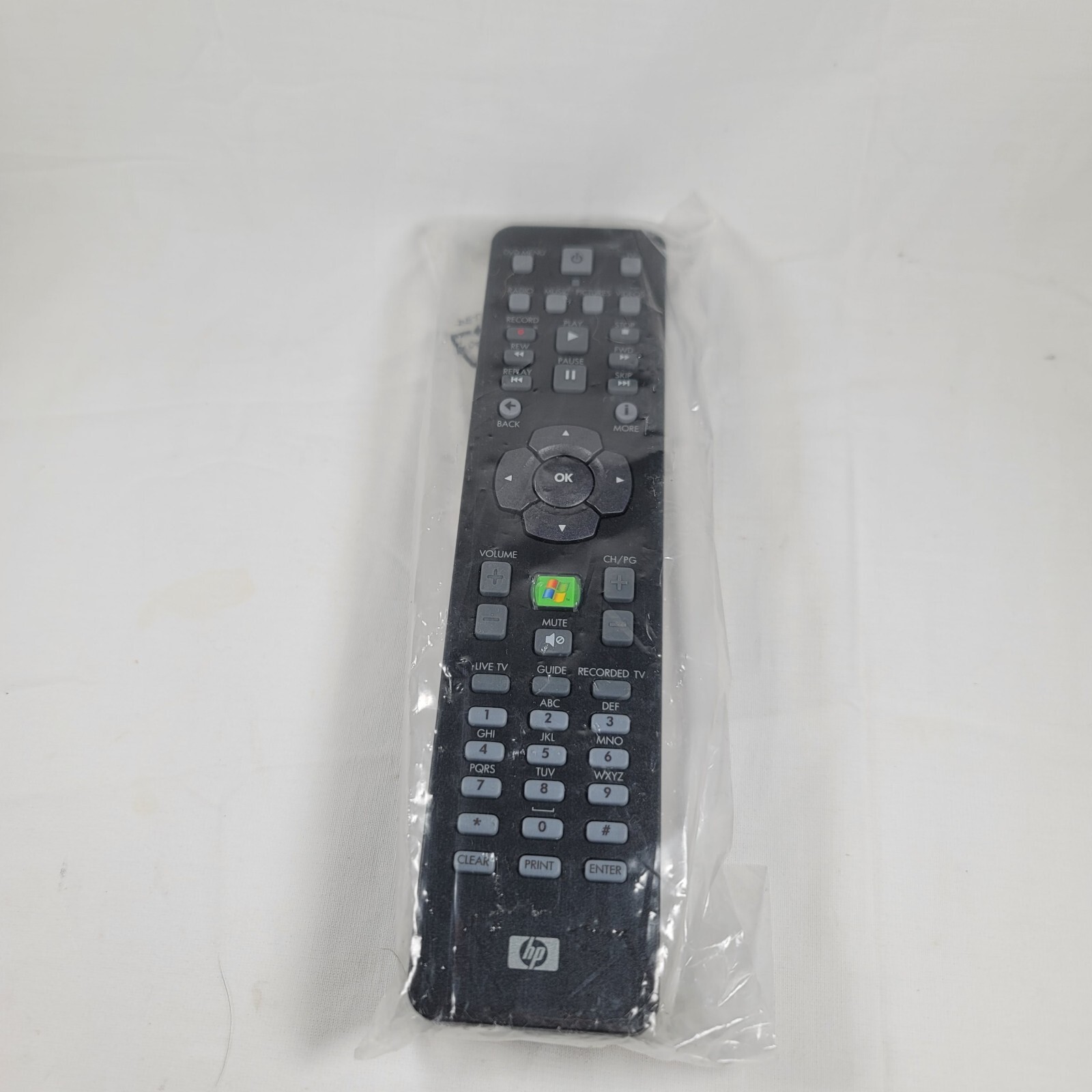 HP Media Center RC6 IR Remote Control OEM for Windows HP P/N 5069-8344 