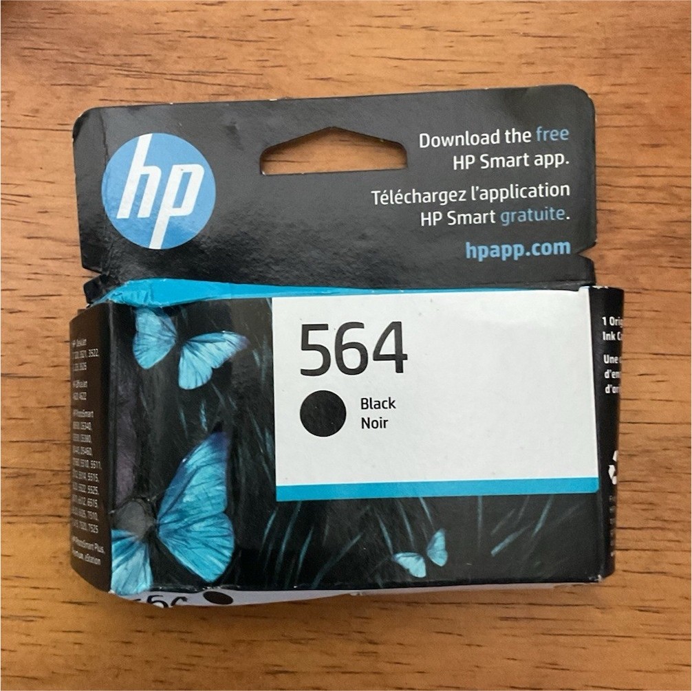 HP 564 Genuine Original Black Inkjet Ink Cartridge for HP Printers