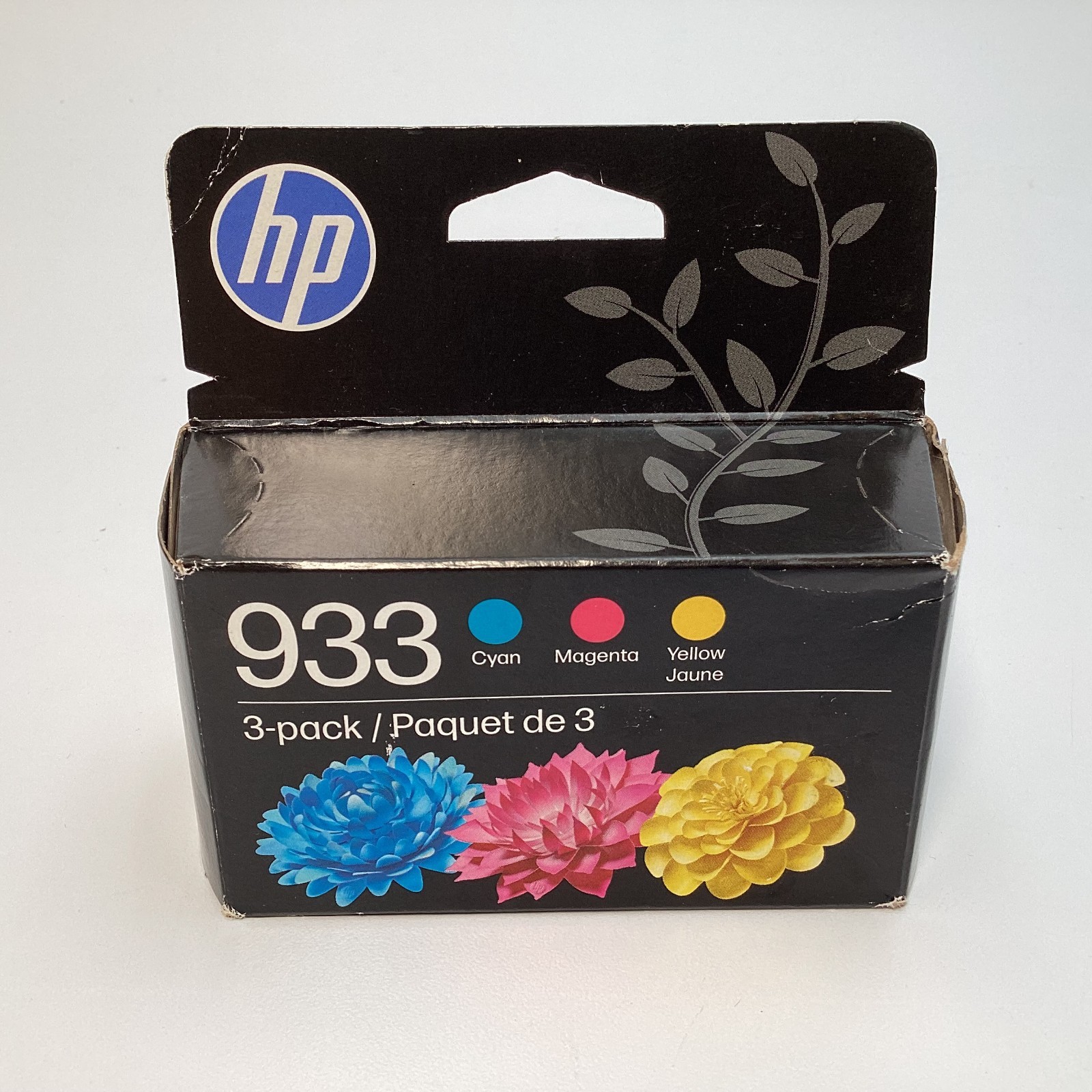 HP 933 Cyan Magenta Yellow Original Ink Cartridges 3-Pack Exp 01/2027 - N9H56FN