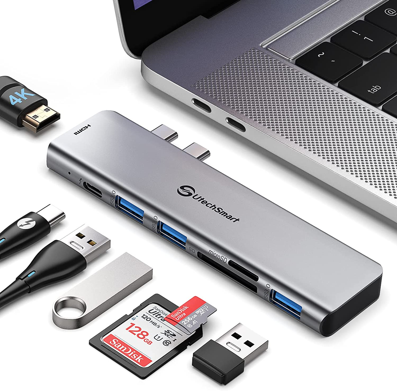utechsmart usb c hub drivers