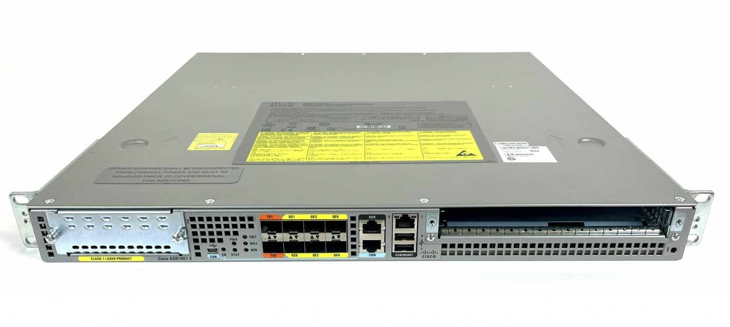 Cisco ASR1001-X ASR 1000 Series 1U Aggregation Services Router Dual AC Power