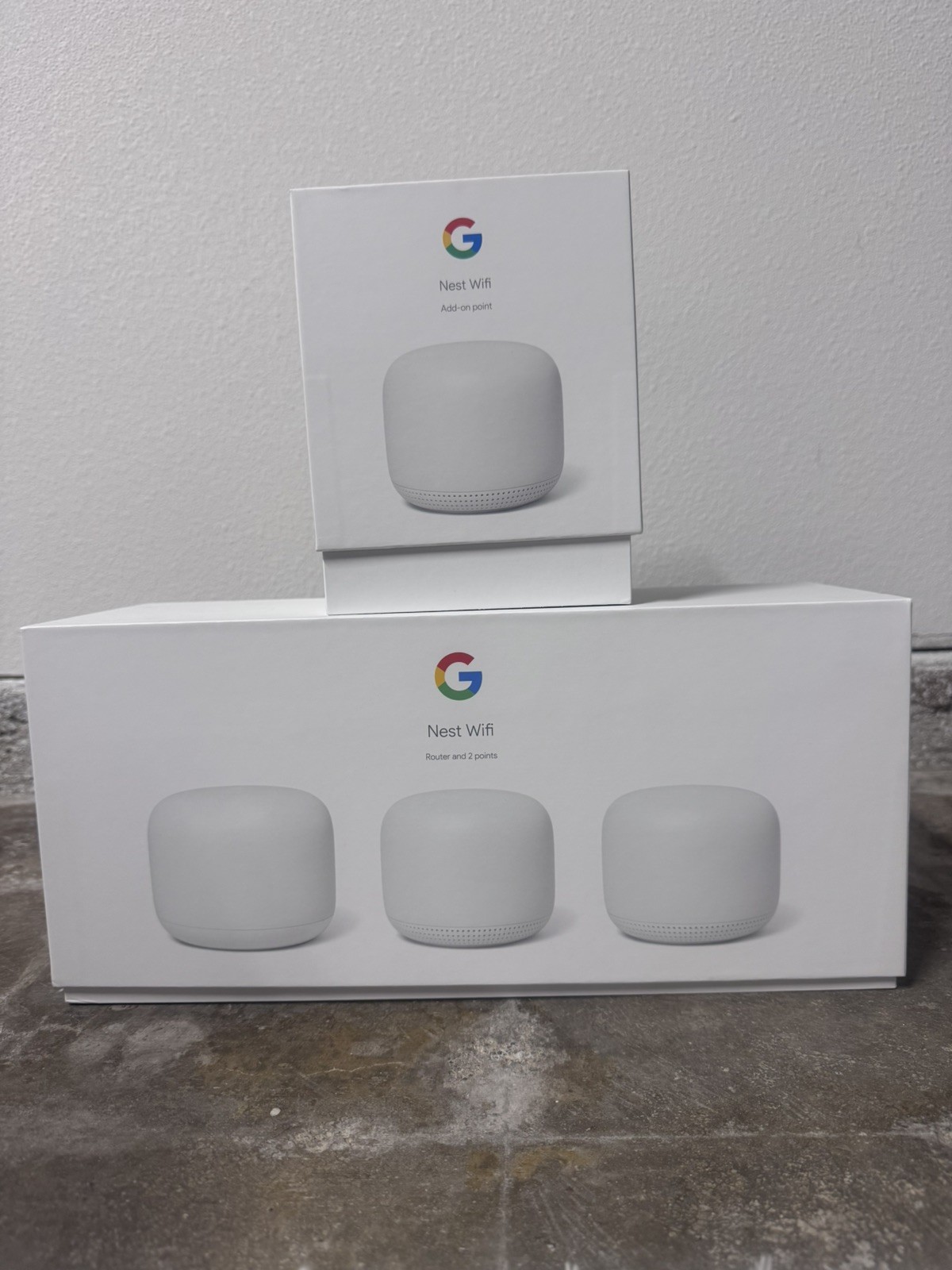 Google Nest Wifi Router and 3 Points & Google Wifi Router and 3 Points Combo
