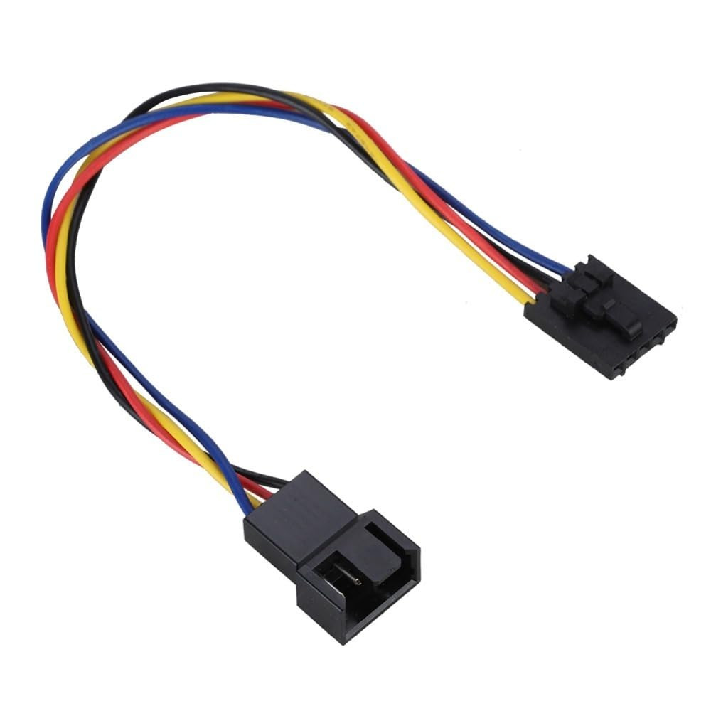 5 Pack 5Pin to 4Pin Fan Adapter Cable – CPU Fan Connector Converter Interface