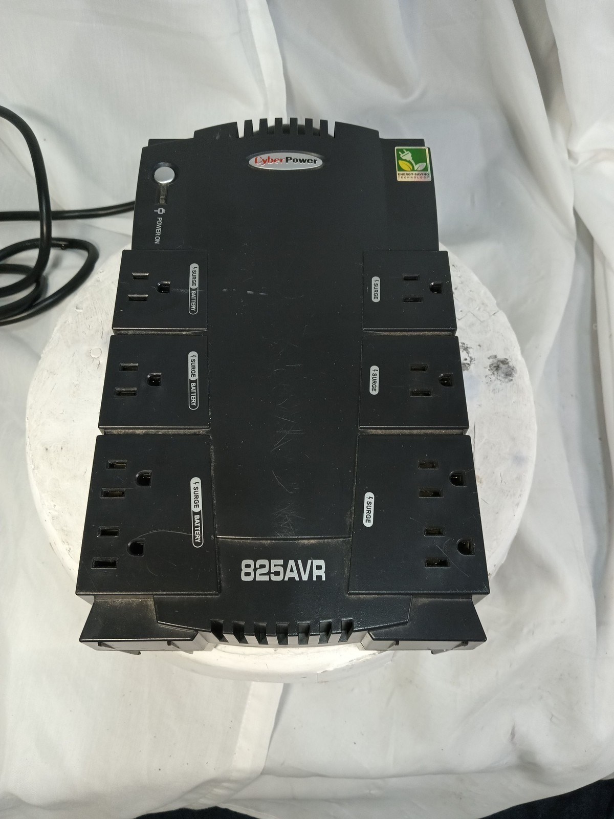 CyberPower 825AVR UPS 825VA 450W Battery Backup 8-Outlet AVR LCD No Battery