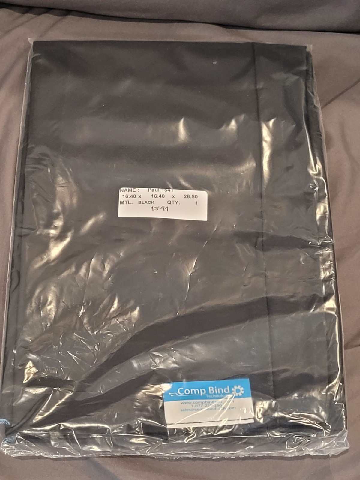 Brand New Comp Bind Technologies Paul 1541 16.4"x16.4"×26.5" Black  