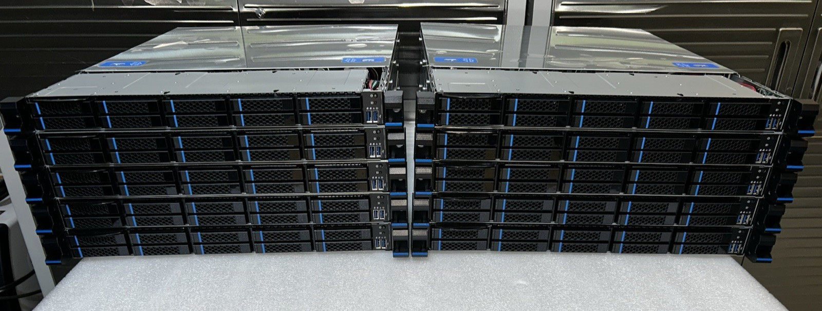 Lot of 10 Chenbro RM14610 1U Rackmount Servers | 10-Bay 2.5" Hot | Dual 350W PSU