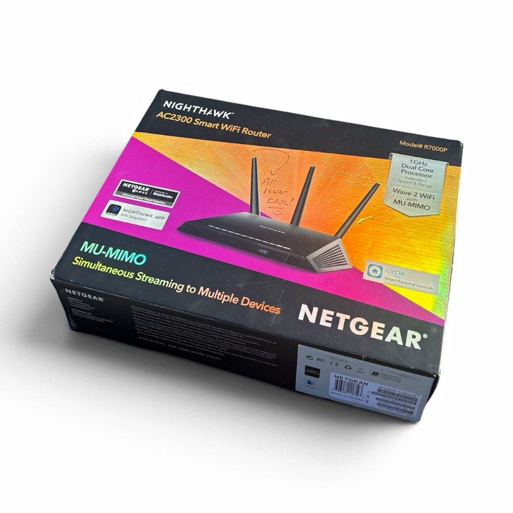 NETGEAR Nighthawk R7000P AC2300 Dual-Band MU-MIMO WiFi Router 4-Port