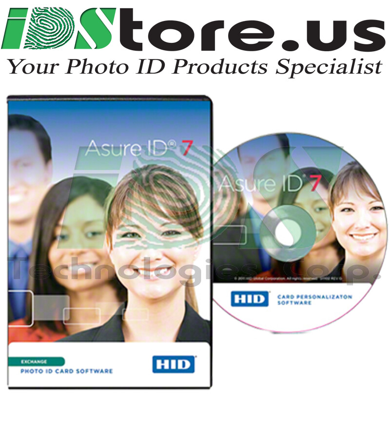 HID Asure ID 7 Exchange Edition ID Card Design Software (086414) (086514) 